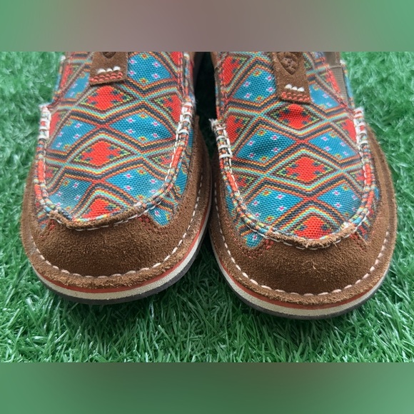 Ariat Cruiser Saddle Tan Suede/Aztec Print Shoe 10019890‎ Womens 9.5B - Picture 5 of 5